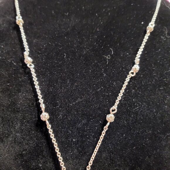 Vintage Avon Faux Turquoise Blue Geode Rhinestone Drop Necklace and Earrings Set - Picture 12 of 12